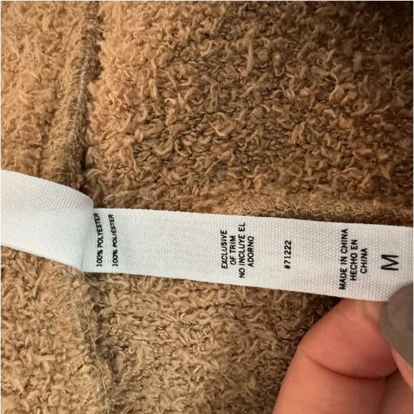 Steve Madden Pants Womens Medium Brown Praline Wide-Leg Chenille Sleep Comfort - Picture 6 of 7